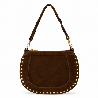 Suki Brown Cow Print Genuine Leather -  Light Brown