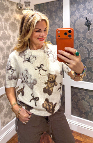 Bella Teddy Bear Knit