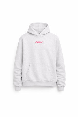 Iconic Hood - Marled Grey