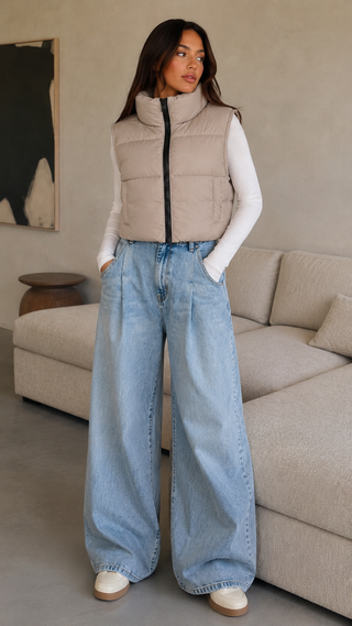 Tessa Reversible Crop Gilet