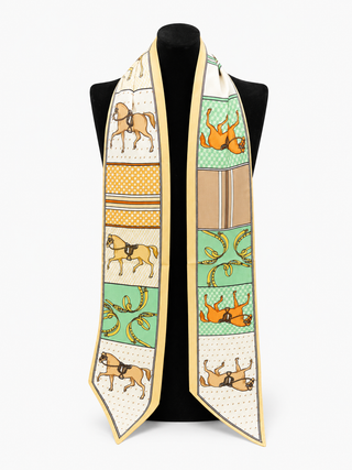 Silk Neck Scarf- Mint