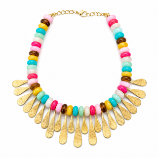 Chunky Multi Gem Necklace
