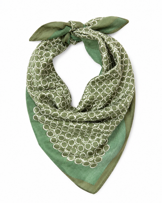 Natalie Neck Scarf /Bandana Green