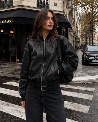 Raven Bomber Jacket - Black