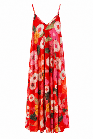 Wrenley Red Floral Dress