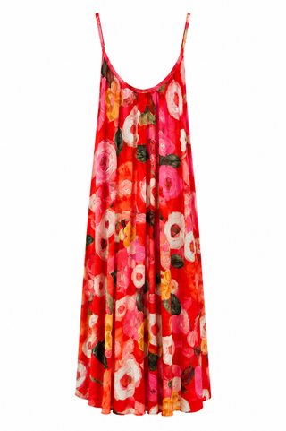 Wrenley Red Floral Dress