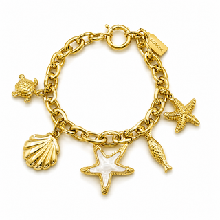 Bracelet Gold Star  Charm