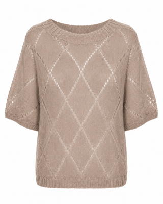 Talia Mohair Knit- brown