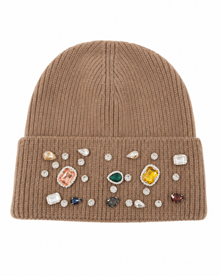 Gemstone Hat-Mocha Brown