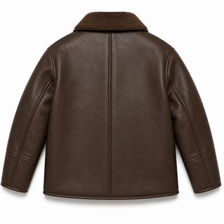 Joey Reversible Fur/ Faux Leather -Brown