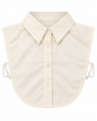 Cream collar shirt insert