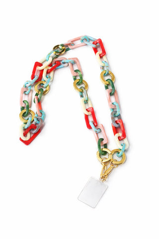 Mobile Chain Colour Cross Body - Multi