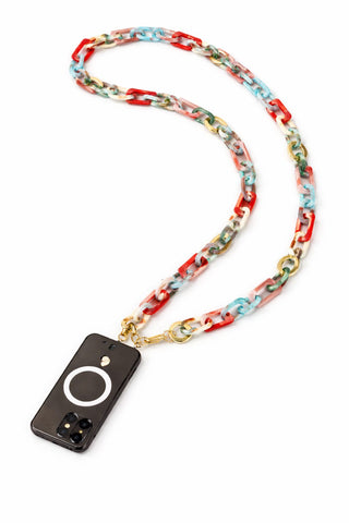 Mobile Chain Colour Cross Body - Multi
